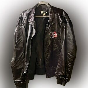 Vintage Lady Luck Casino Hotel Bomber Jacket XL Las Vegas